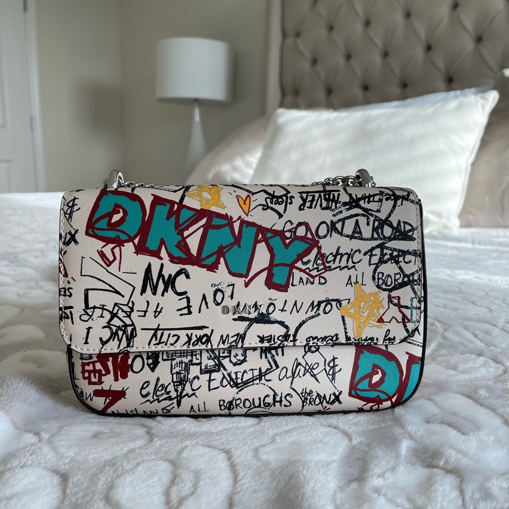 DKNY Graffiti crossbody purse